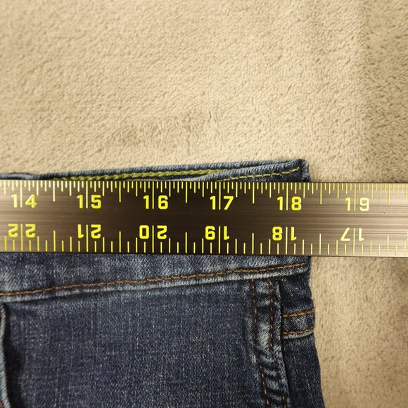 Wrangler Retro Slim Straight Jeans Dark Wash Men’s 36x34 Blue Denim - Picture 7 of 12